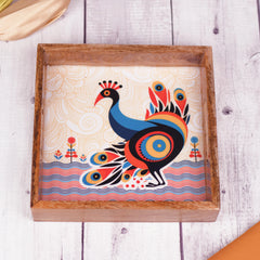 Pihu Large Tea Serving Tray - Square