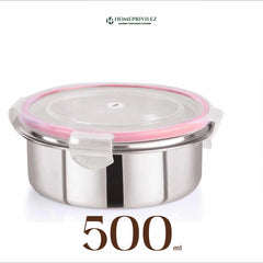 "Flip & Seal" Stainless Steel Airtight Storage Container (Set of 3)