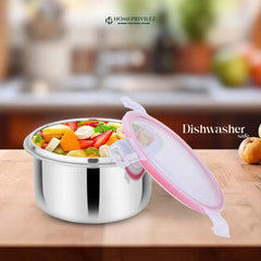 "Flip & Seal" Stainless Steel Airtight Storage Container