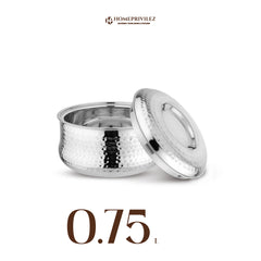 Stainless Steel Hammered Casserole