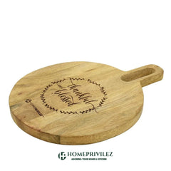 Round Wooden Chopping Board