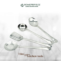 "Elite" Stainless Steel Kitchen Tools (Set of 4 pcs)