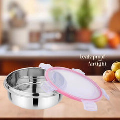 "Flip & Seal" Stainless Steel Airtight Storage Container (Set of 3)