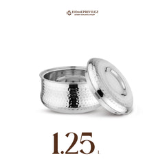 Stainless Steel Hammered Casserole