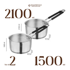 Stainless Steel Saucepan/Tea pan with capsulated induction bottom
