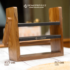 Daisy Cutlery with Wooden Stand