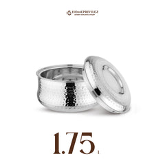 Stainless Steel Hammered Casserole