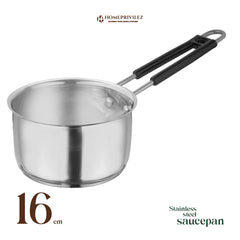 Stainless Steel Cookware Set with Capsulated Induction Bottom (Set of 3)