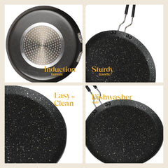 Non-Stick Induction (5-Layer Granite coated) Dosa Tawa