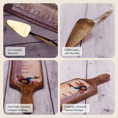 Pihu Snack Platter with Gold Server