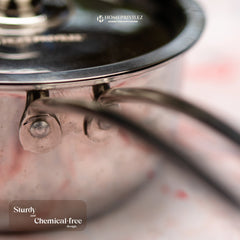 Stainless Steel Triply Saucepan with SS Lid