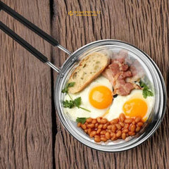 Stainless Steel Frypan with Capsulated Induction Bottom