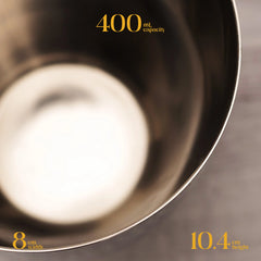 Rajwada Plain Steel Glass (Set of 6)