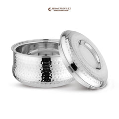 Stainless Steel Hammered Casserole