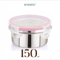 "Flip & Seal" Stainless Steel Airtight Storage Container (Set of 3)