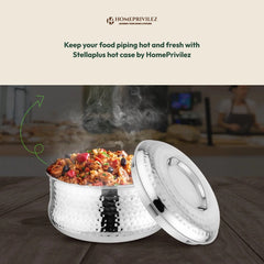 Stainless Steel Hammered Casserole