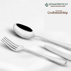 Daisy Cutlery with Wooden Stand