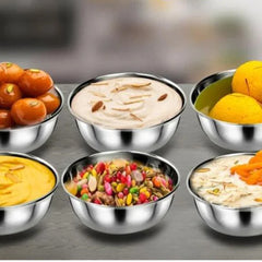 Stainless Steel Katori or Bowl (Set 6 Pcs)