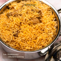Stainless Steel Triply Stock Pot/Biryani Pot with SS Lid