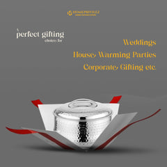 Stainless Steel Hammered Casserole