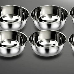 Stainless Steel Katori or Bowl (Set 6 Pcs)