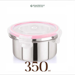 "Flip & Seal" Stainless Steel Airtight Storage Container (Set of 3)