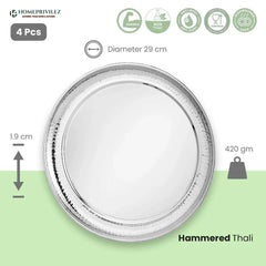 Ellora Classic Stainless Steel Dinner Set