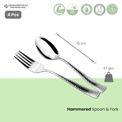 Ellora Classic Stainless Steel Dinner Set