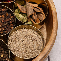 Golden Masala Box - Acacia Wood