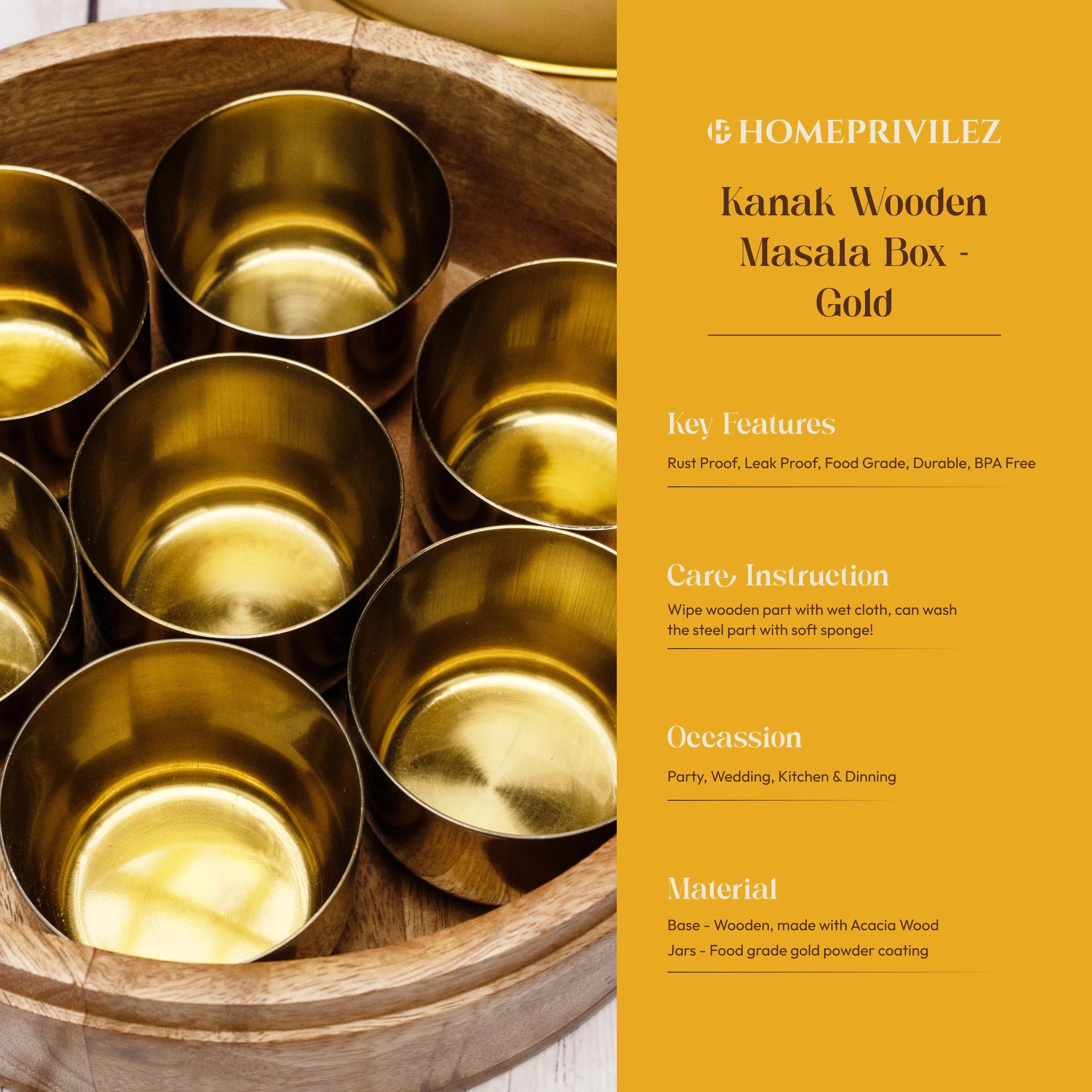 Golden Masala Box - More Features