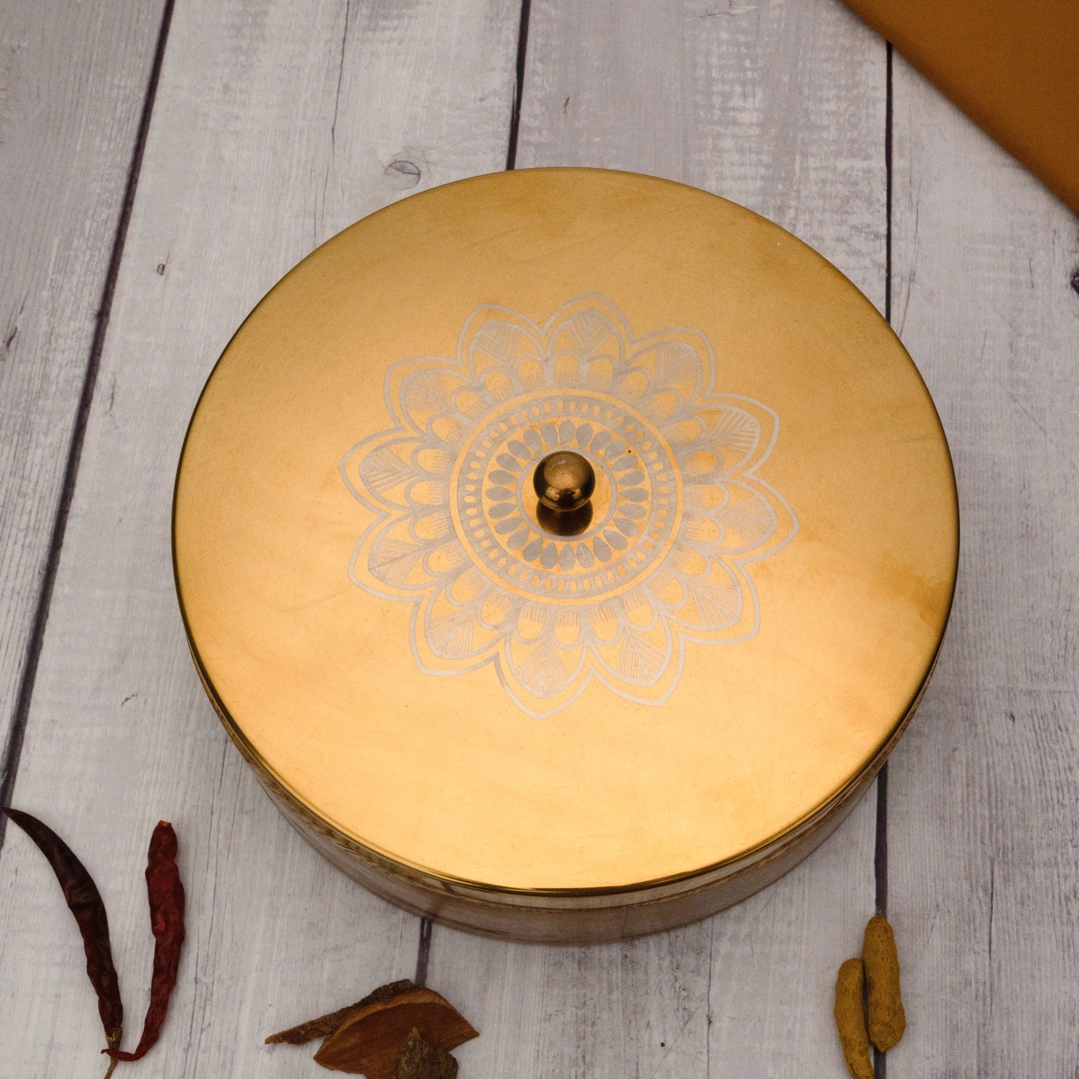 Golden Masala Box - Top View