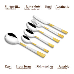 "Luna" Stainless Steel Cutlery