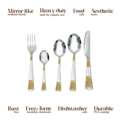 "Olivia" Stainless Steel Cutlery