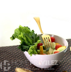 Aster (PVD gold) Stainless Steel Cutlery in Leatherite Box (24Pcs)