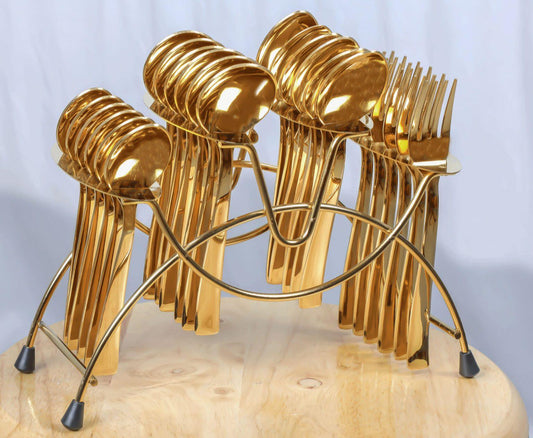 The Allure of Stainless Steel PVD Gold Cutlery Sets