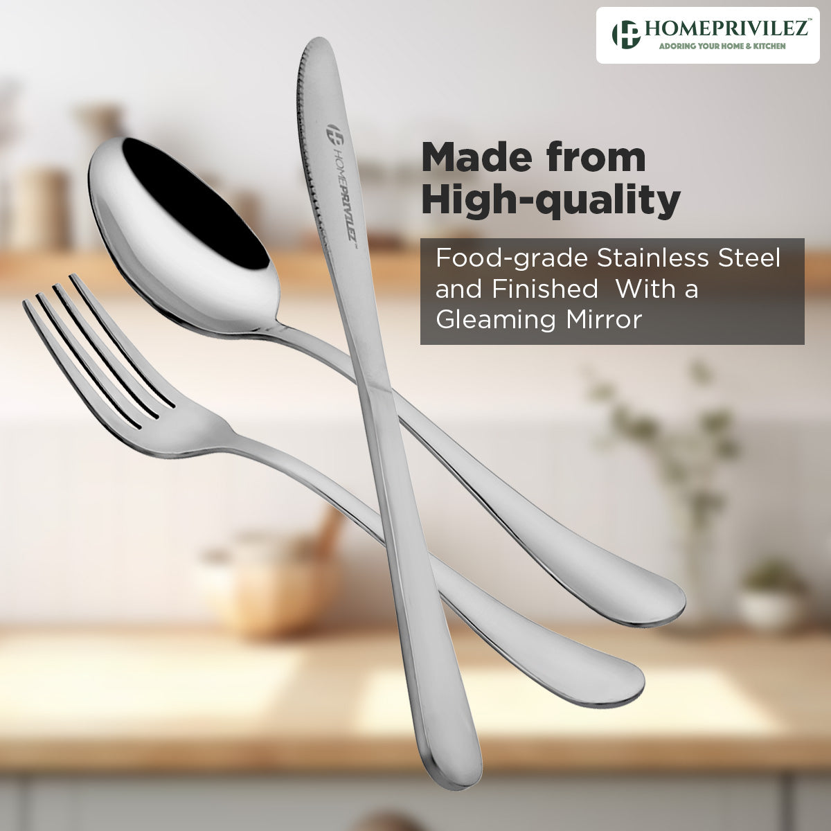 "Tulip" Stainless Steel Cutlery