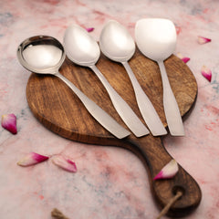 "Safari" Stainless Steel Serving Spoon(Set of 4 pcs)