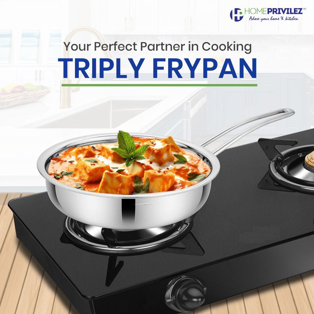 Stainless Steel Triply Frypan