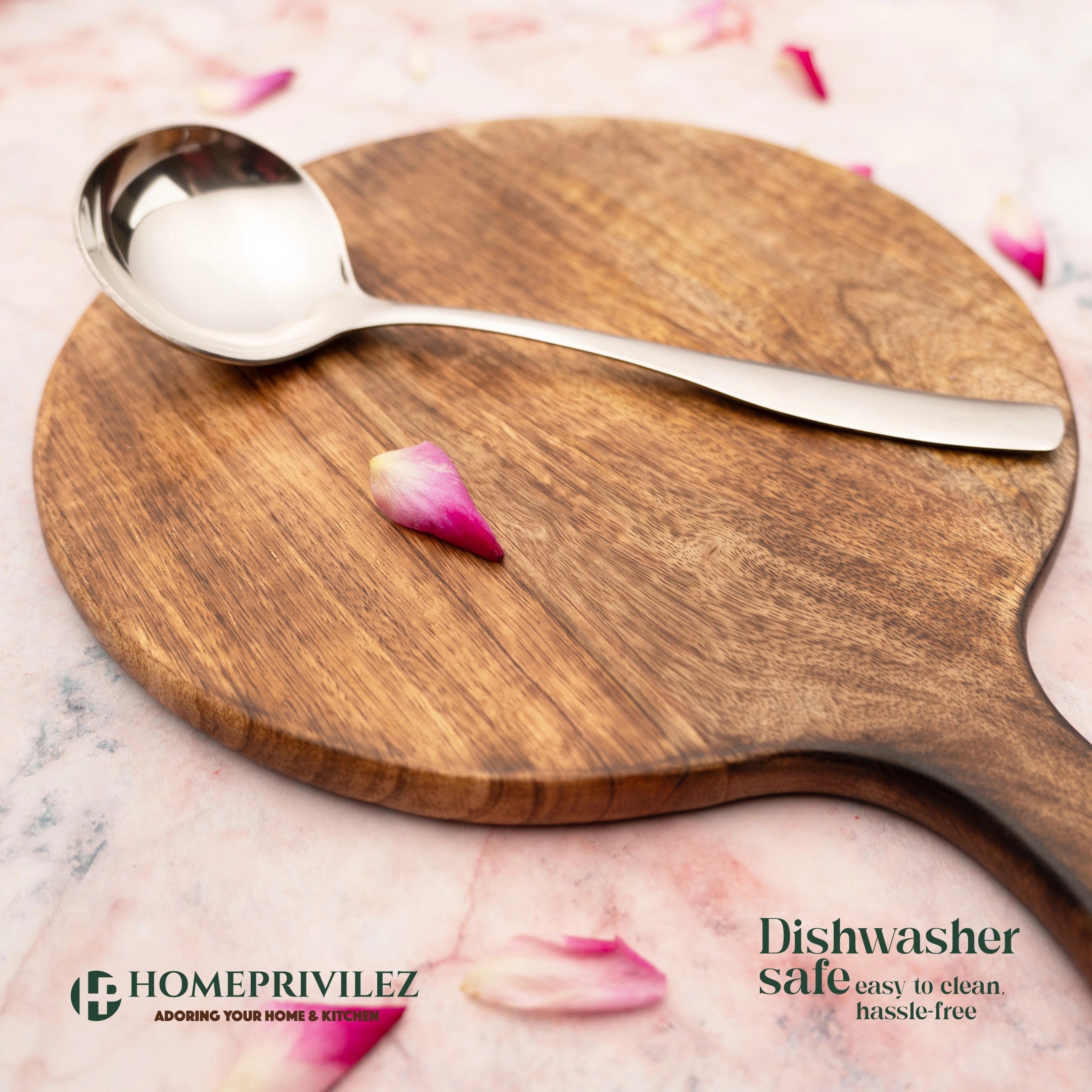 "Safari" Stainless Steel Serving Spoon(Set of 4 pcs)