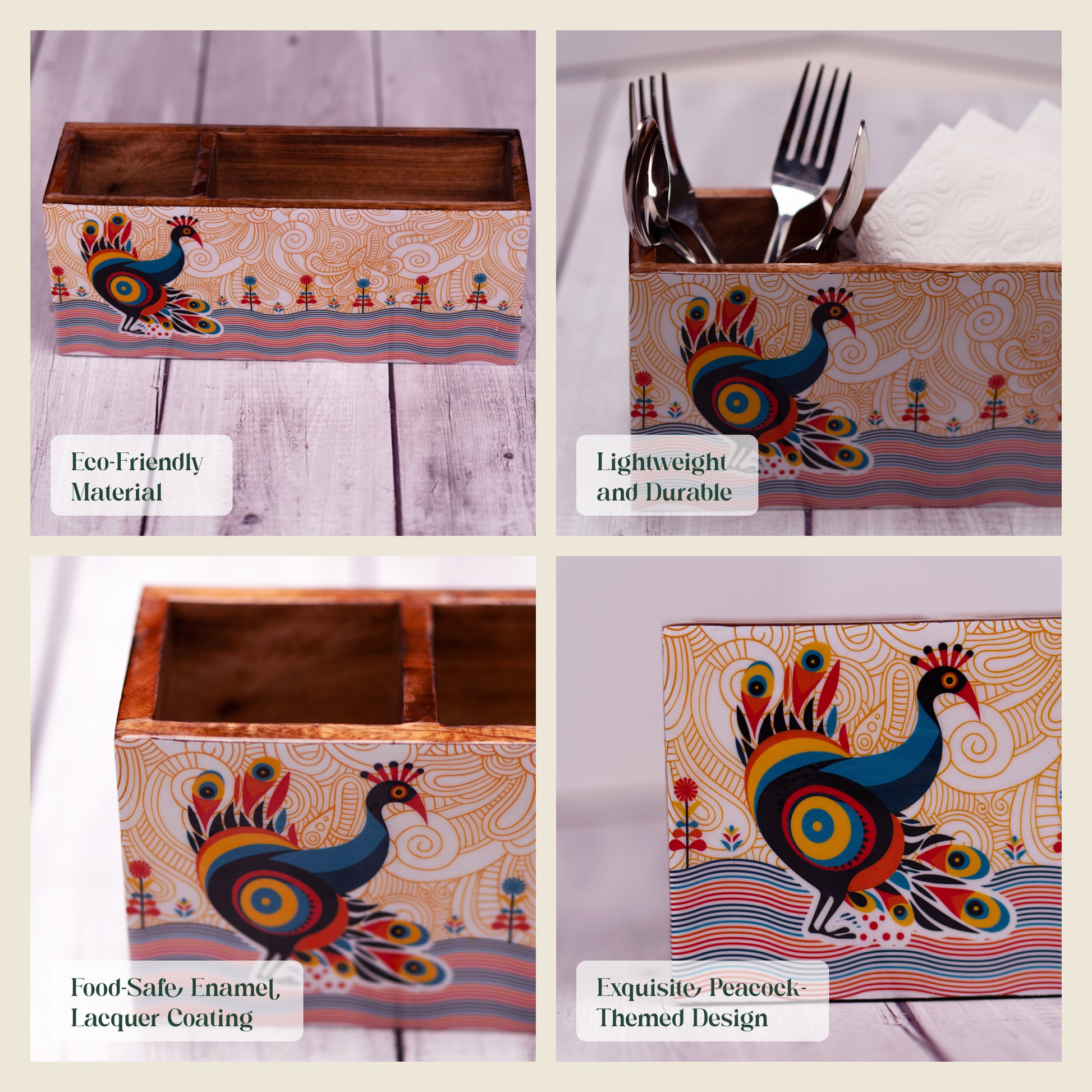 tissue and cutlery holder - homeprivilez - features