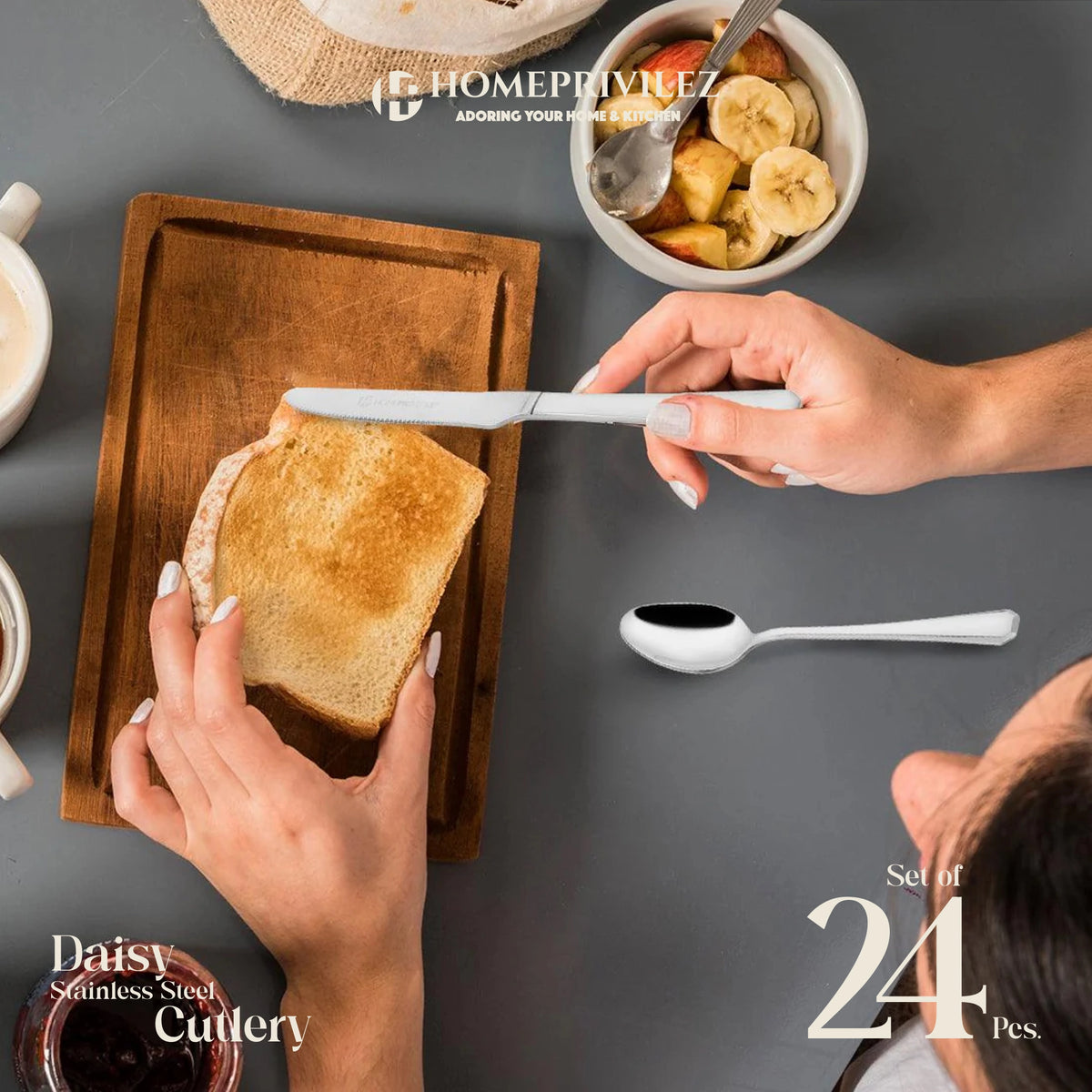 "Daisy" Stainless steel Cutlery