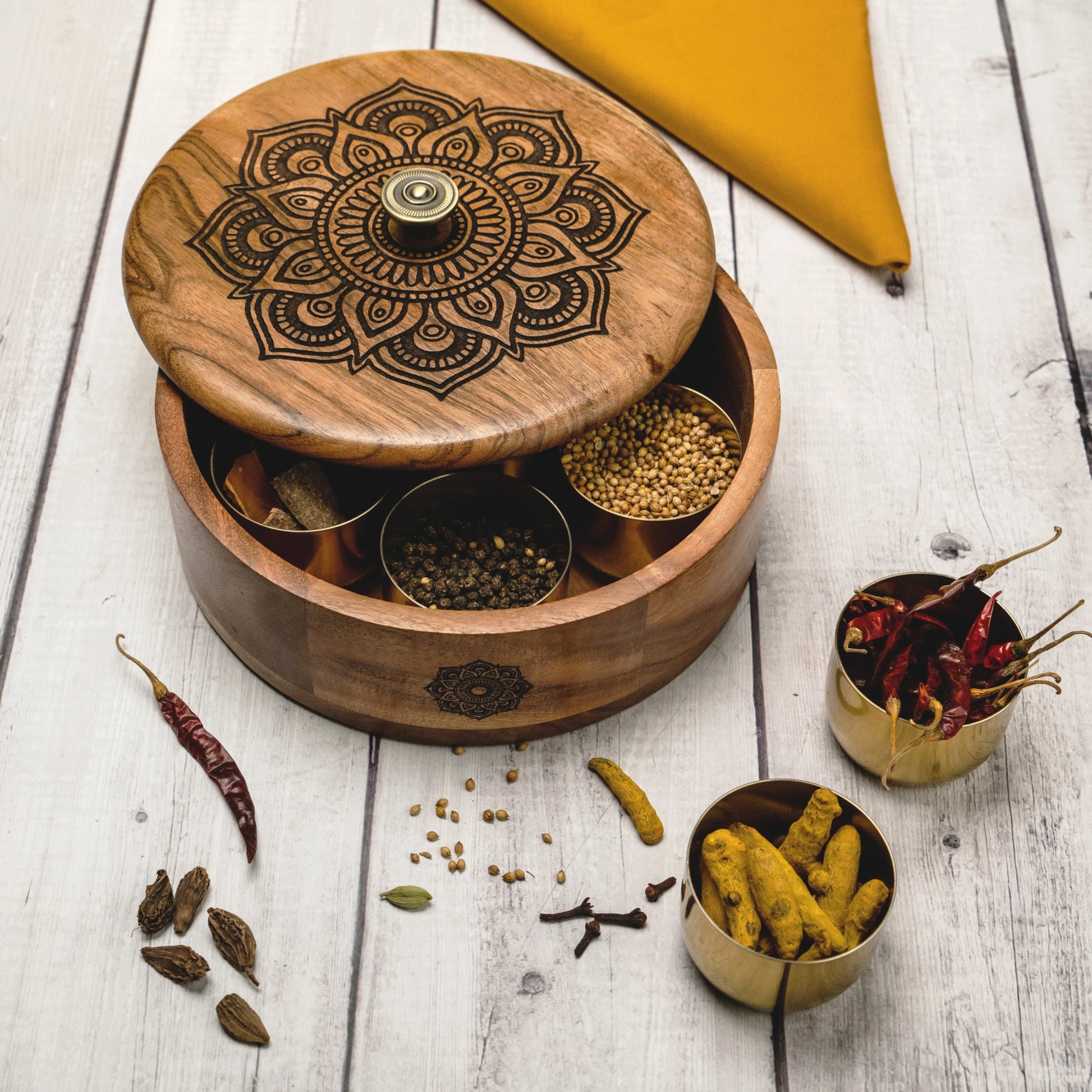 Masala Box - Spice Jars