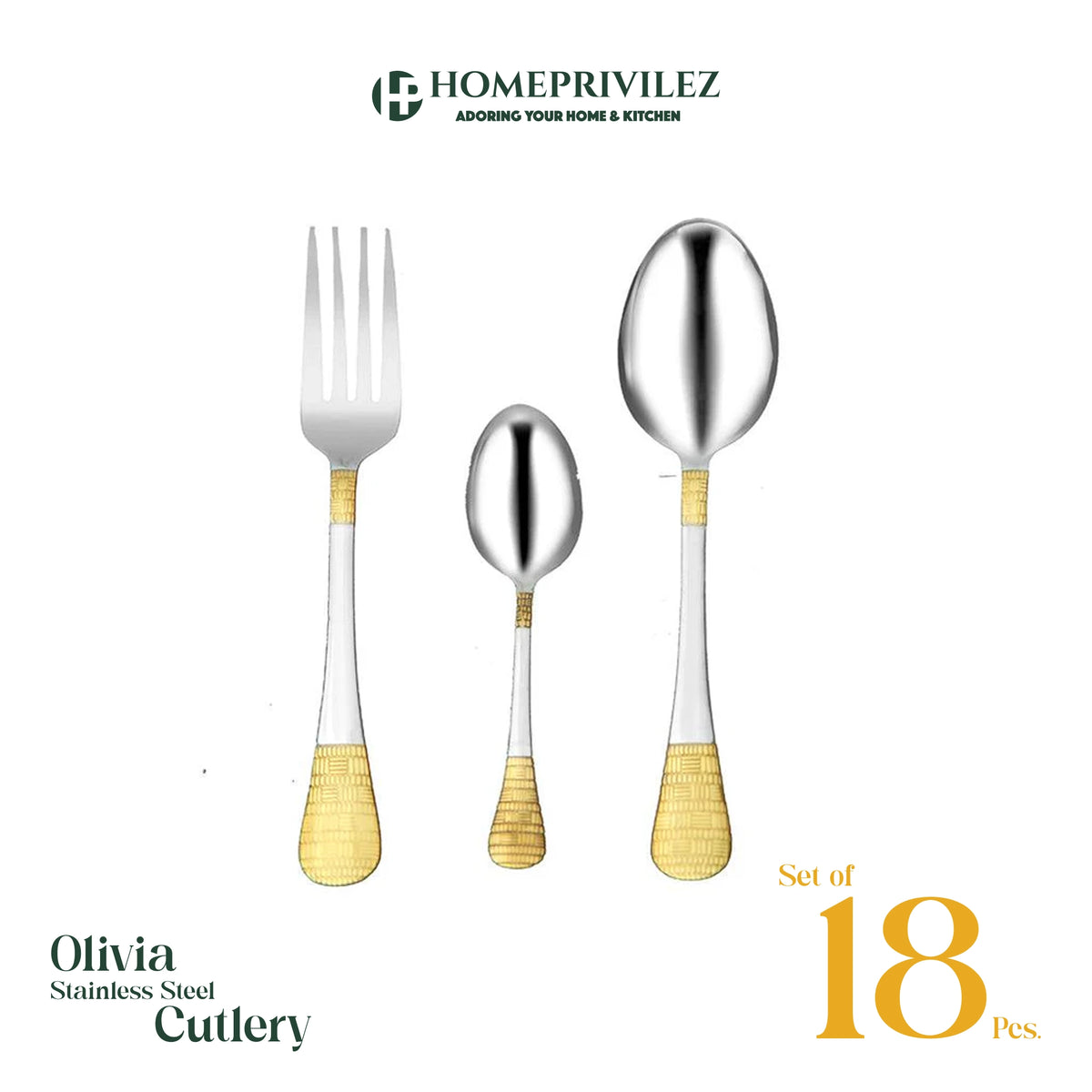 "Olivia" Stainless Steel Cutlery