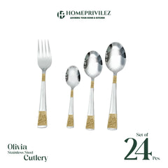 "Olivia" Stainless Steel Cutlery