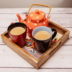 Pihu Large Tea Serving Tray - Square