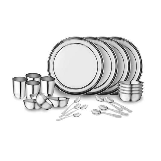 "Amaira" Stainless Steel Dinner set (24 pcs)