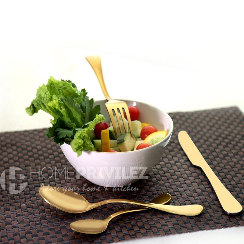 Aster Premium PVD Gold Stainless Steel Cutlery