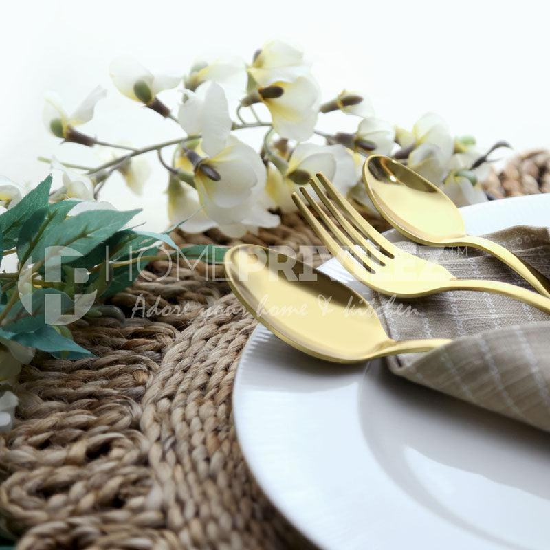 Aster Premium PVD Gold Stainless Steel Cutlery