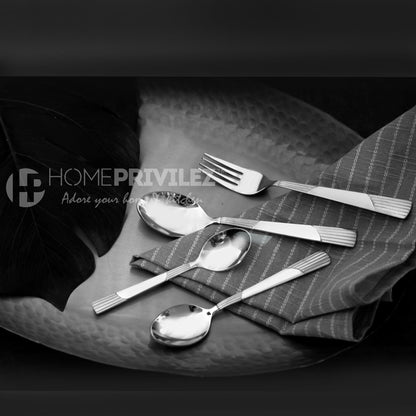 Combo 3(Stainless Steel Serving Tool 3pcs & Bella cutlery 18pcs)-Set of 21pcs