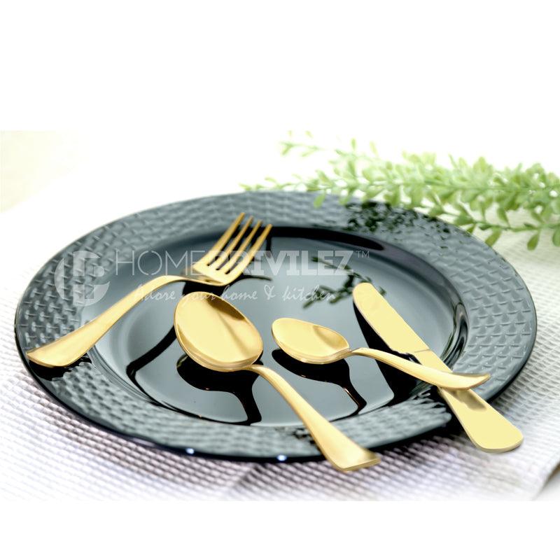 Aster Premium PVD Gold Stainless Steel Cutlery